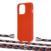 Чохол Upex Alter Eyelets for iPhone 13 Pro Max Red with Aide Orange Azure and Casquette Silver (UP117652)