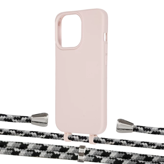 Чехол Upex Alter Eyelets for iPhone 13 Pro Max Crepe with Aide Life Road and Casquette Silver (UP117788)