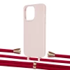 Чехол Upex Alter Eyelets for iPhone 13 Pro Max Crepe with Aide Red and Casquette Gold (UP117804)