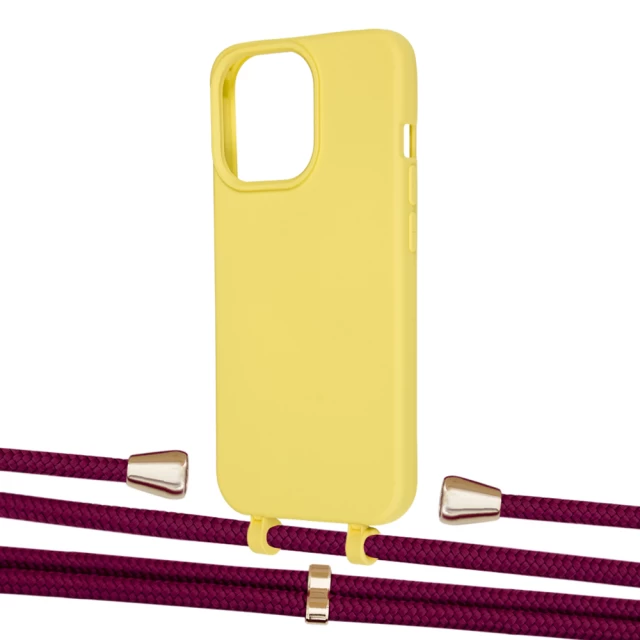 Чохол Upex Alter Eyelets for iPhone 13 Pro Max Daffodil with Aide Byzantine and Casquette Gold (UP117947)