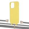 Чехол Upex Alter Eyelets for iPhone 13 Pro Max Daffodil with Aide Gray and Casquette Gold (UP117954)