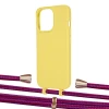 Чехол Upex Alter Eyelets for iPhone 13 Pro Max Daffodil with Aide Rouge Cramoisi and Casquette Gold (UP117976)