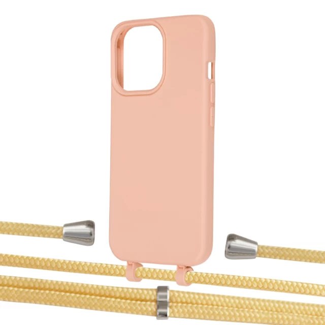 Чохол Upex Alter Eyelets for iPhone 13 Pro Max Tangerine with Aide Banana and Casquette Silver (UP118065)