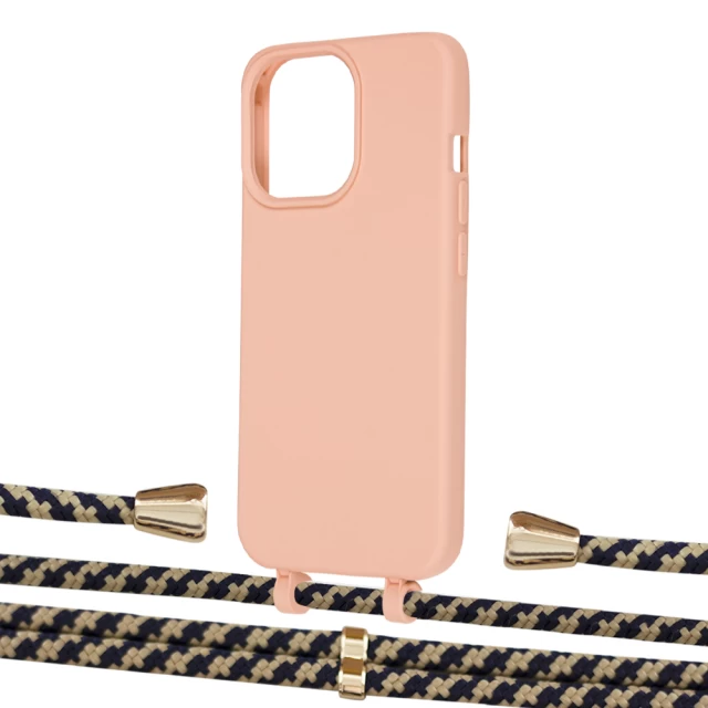 Чохол Upex Alter Eyelets for iPhone 13 Pro Max Tangerine with Aide Copper and Casquette Gold (UP118101)