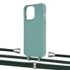 Чохол Upex Alter Eyelets for iPhone 13 Pro Max Basil with Aide Cyprus Green and Casquette Silver (UP118196)