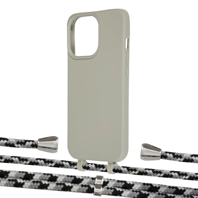 Чехол Upex Alter Eyelets for iPhone 13 Pro Max Anchor with Aide Life Road and Casquette Silver (UP118348)