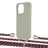 Чехол Upex Alter Eyelets for iPhone 13 Pro Max Anchor with Aide Burgundy Camouflage and Casquette Gold (UP118388)