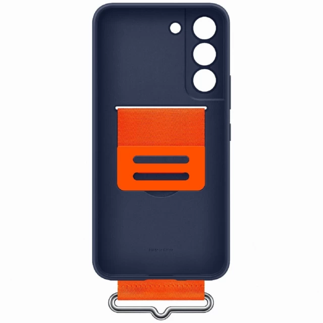 Чехол Samsung Silicone Strap Cover для Samsung Galaxy S22 (S901) Navy (EF-GS901TNEGRU)