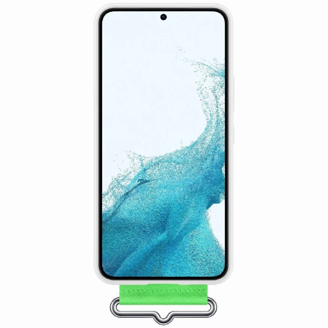Чохол Samsung Silicone Strap Cover для Samsung Galaxy S22 (S901) White (EF-GS901TWEGRU)