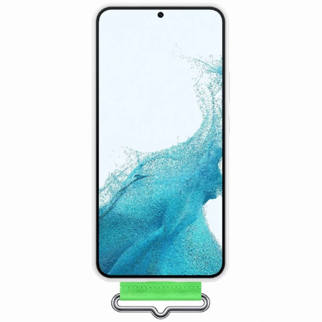 Чехол Samsung Silicone Strap Cover для Samsung Galaxy S22 Plus (S906) White (EF-GS906TWEGRU)