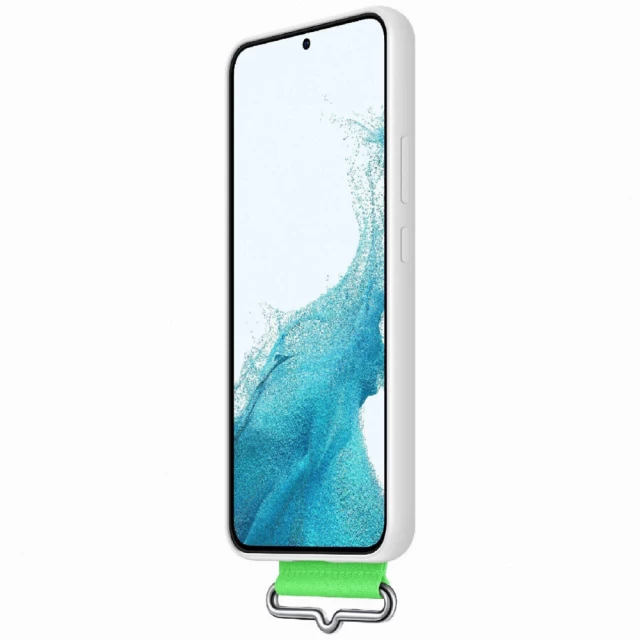 Чехол Samsung Silicone Strap Cover для Samsung Galaxy S22 Plus (S906) White (EF-GS906TWEGRU)