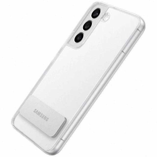 Чехол Samsung Clear Standing Cover для Samsung Galaxy S22 (S901) Transparency (EF-JS901CTEGRU)