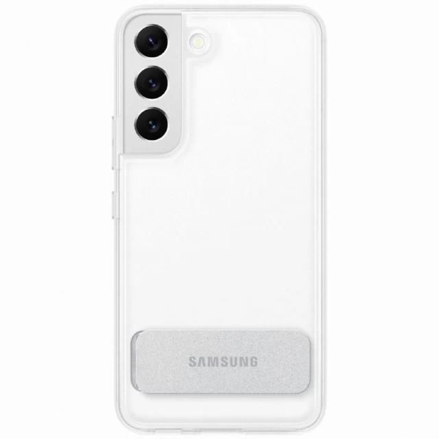 Чехол Samsung Clear Standing Cover для Samsung Galaxy S22 (S901) Transparency (EF-JS901CTEGRU)