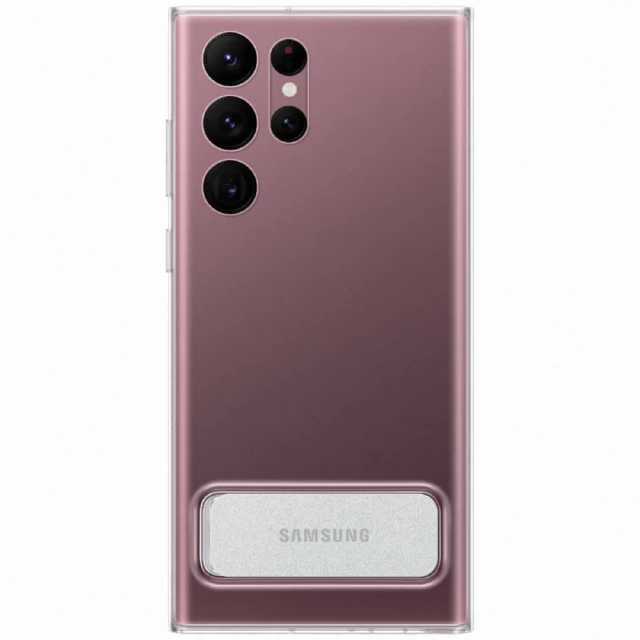 Чехол Samsung Clear Standing Cover для Samsung Galaxy S22 Ultra (S908) Transparency (EF-JS908CTEGRU)