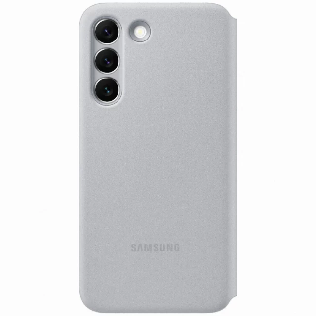 Чохол-книжка Samsung Smart LED View Cover для Samsung Galaxy S22 Plus (S906) Light Gray (EF-NS906PJEGRU)