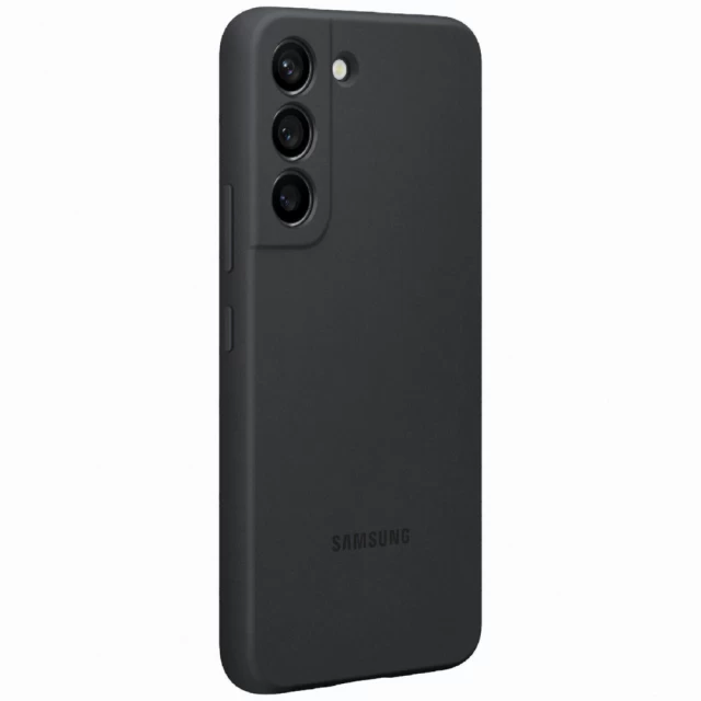 Чохол Samsung Silicone Cover для Samsung Galaxy S22 Plus (S906) Black (EF-PS906TBEGRU)