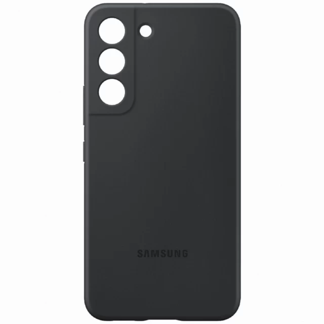 Чехол Samsung Silicone Cover для Samsung Galaxy S22 (S901) Black (EF-PS901TBEGRU)