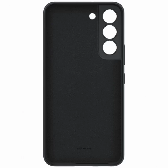 Чехол Samsung Silicone Cover для Samsung Galaxy S22 (S901) Black (EF-PS901TBEGRU)