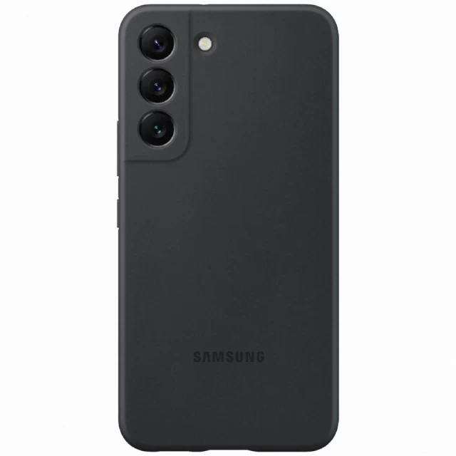 Чехол Samsung Silicone Cover для Samsung Galaxy S22 Plus (S906) Black (EF-PS906TBEGRU)