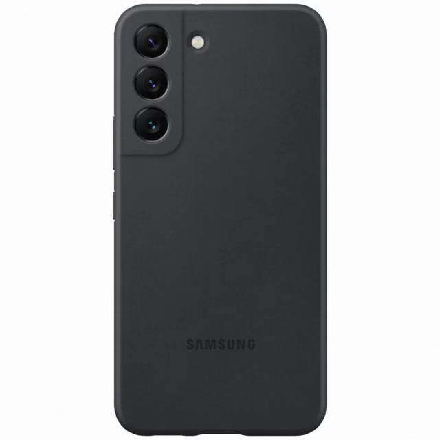 Чохол Samsung Silicone Cover для Samsung Galaxy S22 (S901) Black (EF-PS901TBEGRU)