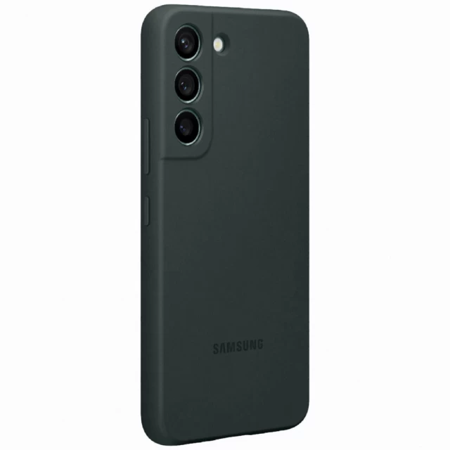 Чохол Samsung Silicone Cover для Samsung Galaxy S22 (S901) Forest Green (EF-PS901TGEGRU)