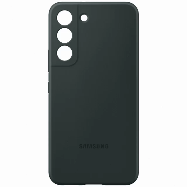 Чохол Samsung Silicone Cover для Samsung Galaxy S22 (S901) Forest Green (EF-PS901TGEGRU)