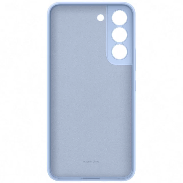 Чохол Samsung Silicone Cover для Samsung Galaxy S22 (S901) Arctic Blue (EF-PS901TLEGRU)