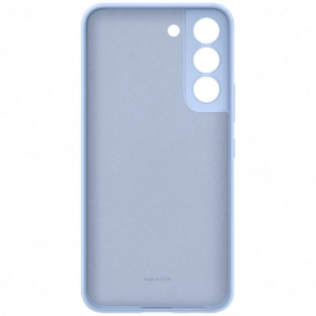 Чохол Samsung Silicone Cover для Samsung Galaxy S22 Plus (S906) Arctic Blue (EF-PS906TLEGRU)