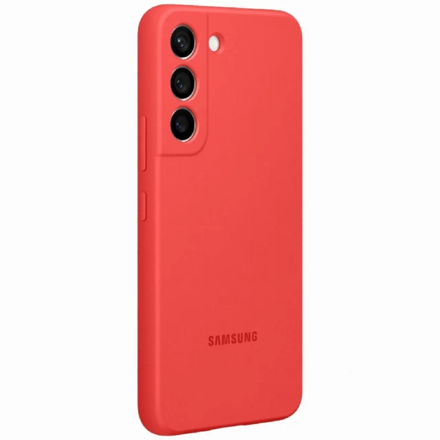 Чохол Samsung Silicone Cover для Samsung Galaxy S22 Plus (S906) Glow Red (EF-PS906TPEGRU)