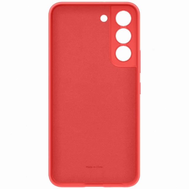 Чохол Samsung Silicone Cover для Samsung Galaxy S22 (S901) Glow Red (EF-PS901TPEGRU)