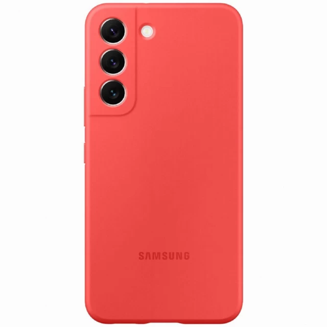 Чехол Samsung Silicone Cover для Samsung Galaxy S22 (S901) Glow Red (EF-PS901TPEGRU)