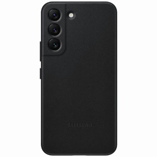 Чехол Samsung Leather Cover для Samsung Galaxy S22 (S901) Black (EF-VS901LBEGRU)