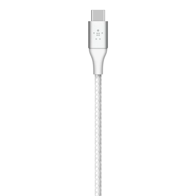 Кабель Belkin USB-A - USB-С BRAIDED 1m White (CAB002BT1MWH)