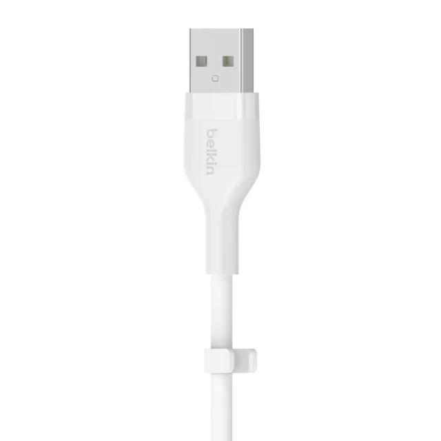 Кабель Belkin USB-A - USB-C SILICONE 2m White (CAB008BT2MWH)