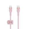 Кабель Belkin USB-C - USB-C BRAIDED SILICONE 1m Pink (CAB011BT1MPK)