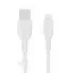 Кабель Belkin USB-A - Lightning SILICONE 1m White (CAA008BT1MWH)