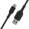 Кабель Belkin USB-A - USB-С PVC 1m Black (CAB001BT1MBK)