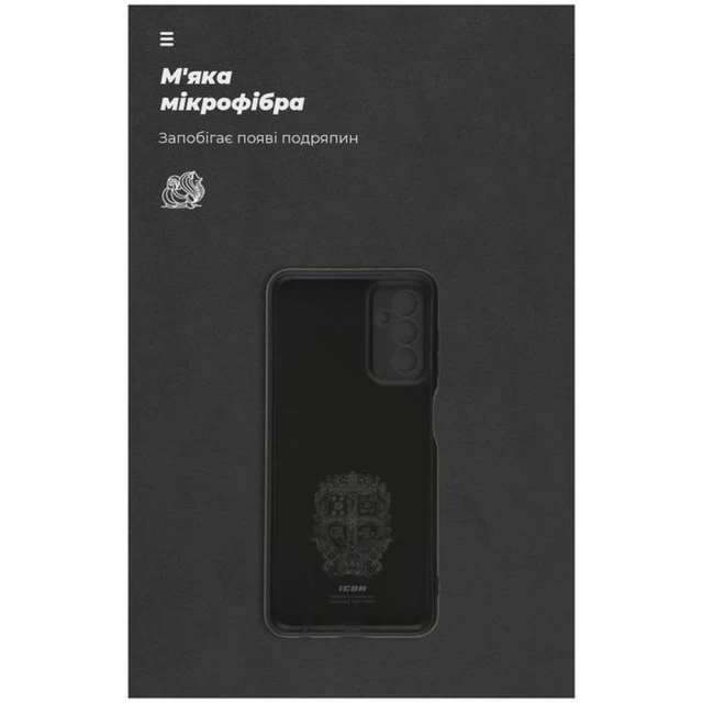 Чехол ARM Icon для Samsung Galaxy M13 4G (M135) Black (ARM63224)