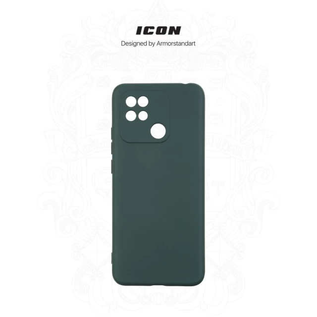 Чехол ARM Icon для Xiaomi Redmi 10C Dark Green (ARM61311)