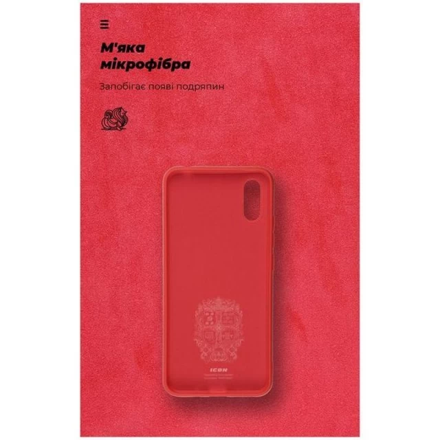 Чохол ARM Icon для Xiaomi Redmi 9A Red (ARM62750)
