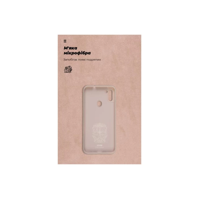 Чохол ARM Icon для Samsung Galaxy A11 (A115) | M11 (M115) Pink Sand (ARM67492)