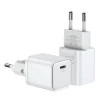 Мережевий зарядний пристрій Tech-Protect M05 QC/PD 20W USB-C White (6216990212192)