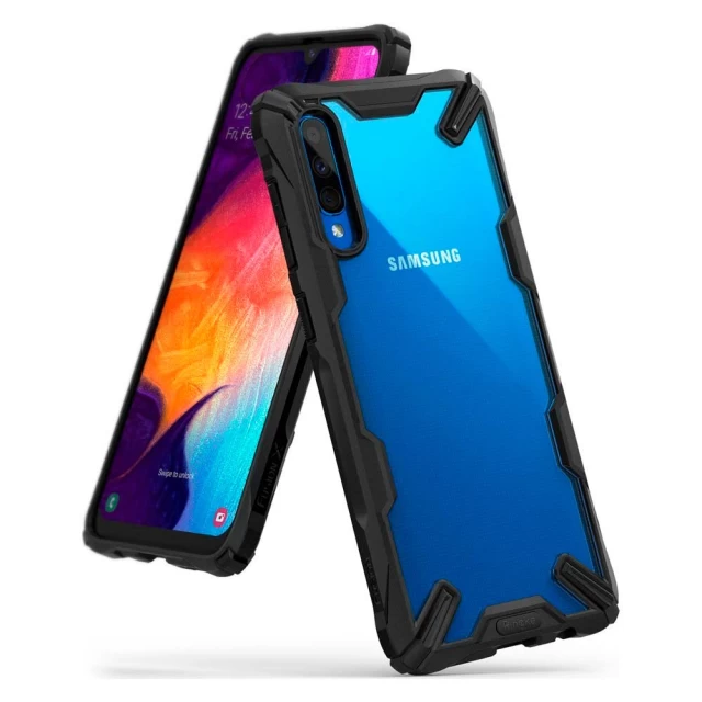 Чехол Ringke Fusion X для Samsung Galaxy A70 Black (8809659045835)