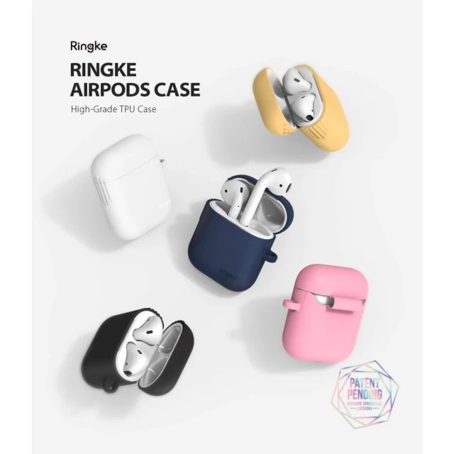 Чохол для навушників Ringke Case для Apple Airpods Pink (8809659048614)