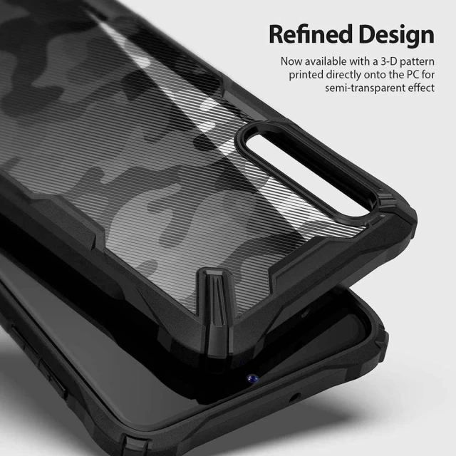 Чохол Ringke Fusion X для Samsung Galaxy A50 | A30s Camo Black (8809659046146)