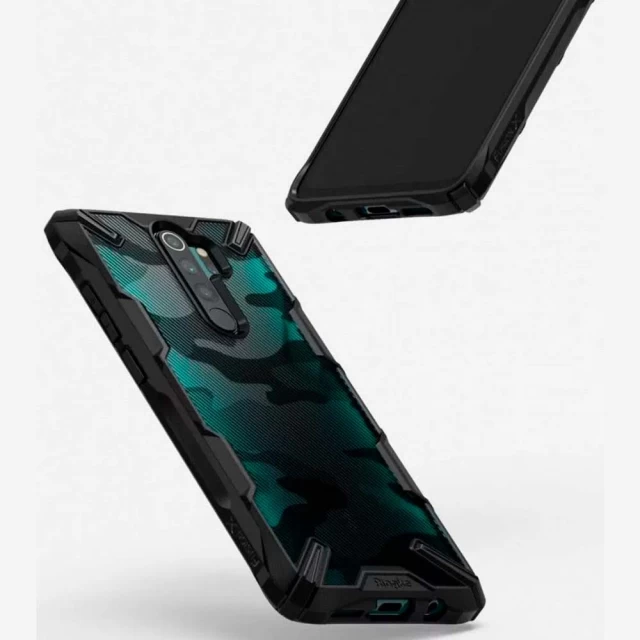 Чохол Ringke Fusion X для Xiaomi Redmi Note 8 Pro Camo Black (XDXI0004)