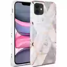 Чехол Tech-Protect Marble для iPhone 11 Pink (0795787714928)