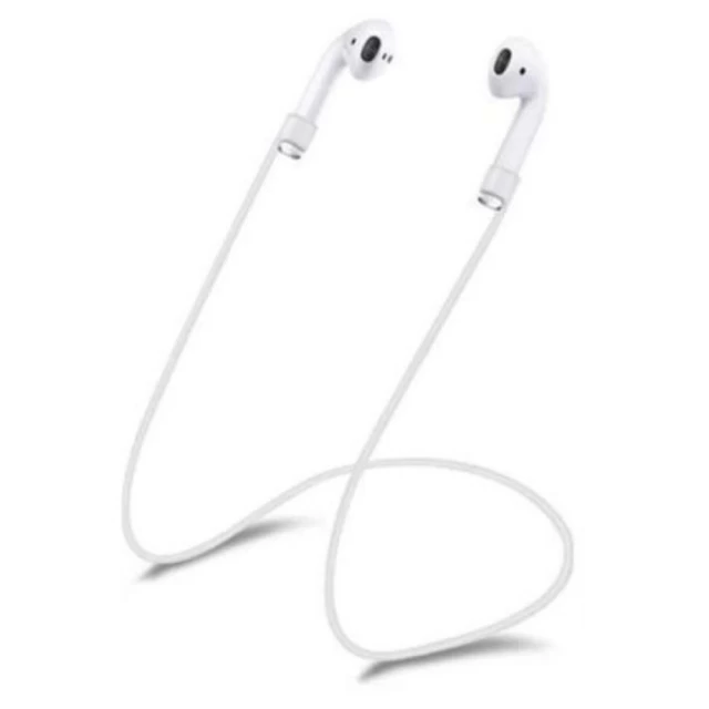 Шнур-фіксатор на шию Tech-Protect Strap для AirPods White (0795787715895)