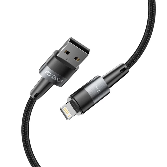 Кабель Tech-Protect UltraBoost Lightning Cable 12W | 2.4A 25cm Grey (9490713934159)