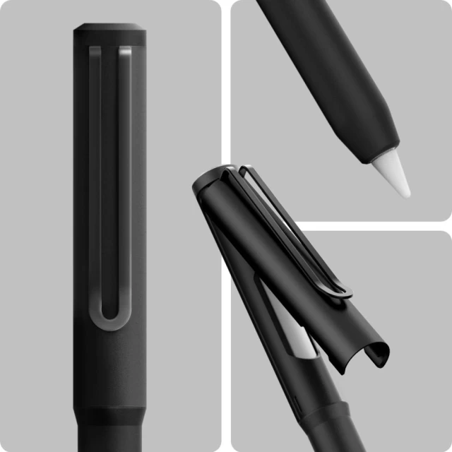 Чохол Spigen DA201 Clip Case для Apple Pencil 2 Black (ACS05763)